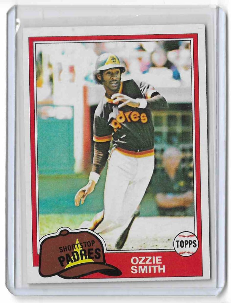 1981 Topps 254 Ozzie Smith